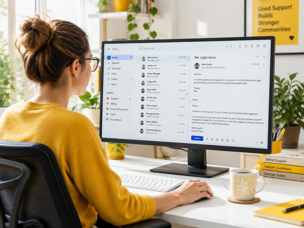 Email support by Pexly