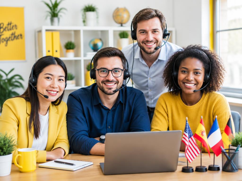 Multilingual teams by Pexly